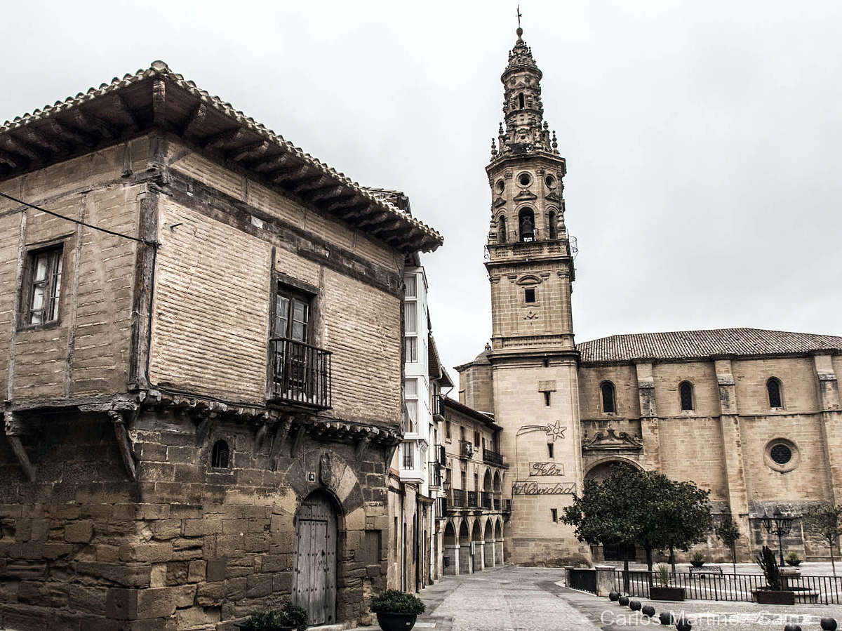 Briones, iglesia y casa medieval. © Carlos Martínez Sainz